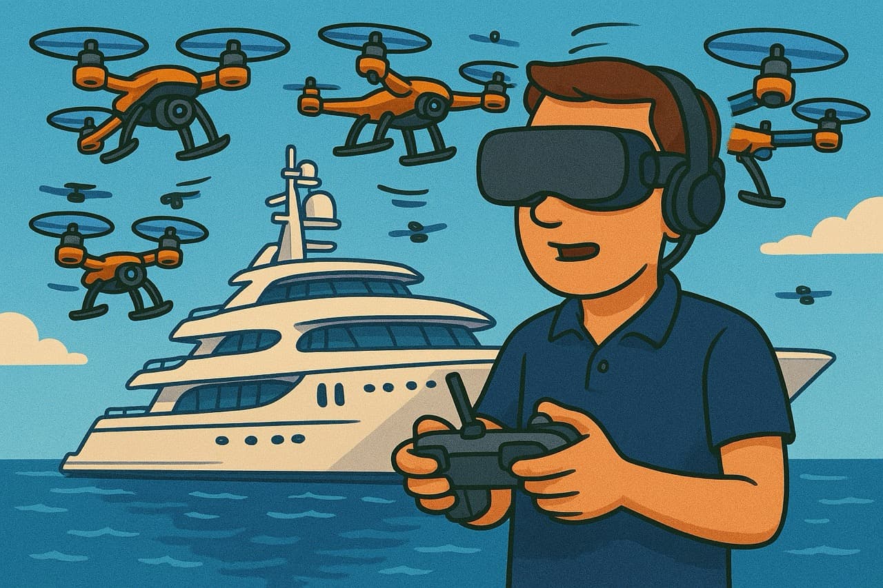 The Future of Superyacht Maintenance: AI, Drones & Remote Diagnostics